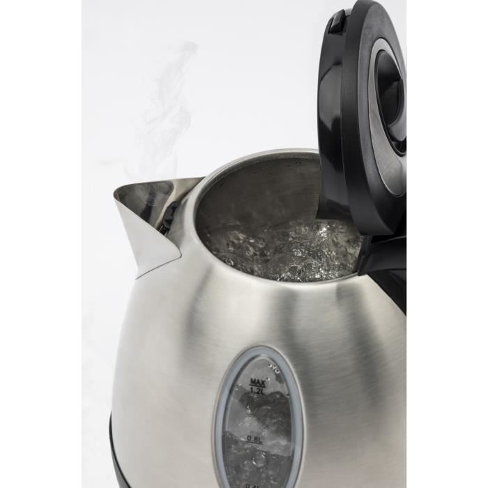 Bouilloire électrique H.KoeNIG BO12 - 1,2 L - Inox - Paloma Tech