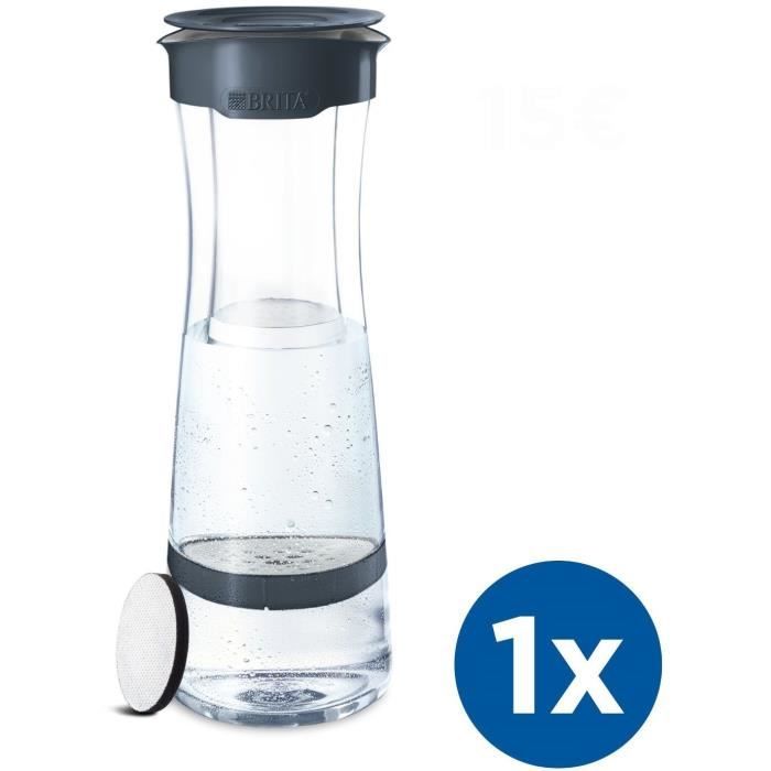 Bouteille et carafe filtrante Brita Bouteille filtrante gris foncé - 1 filtre MicroDisc inclus