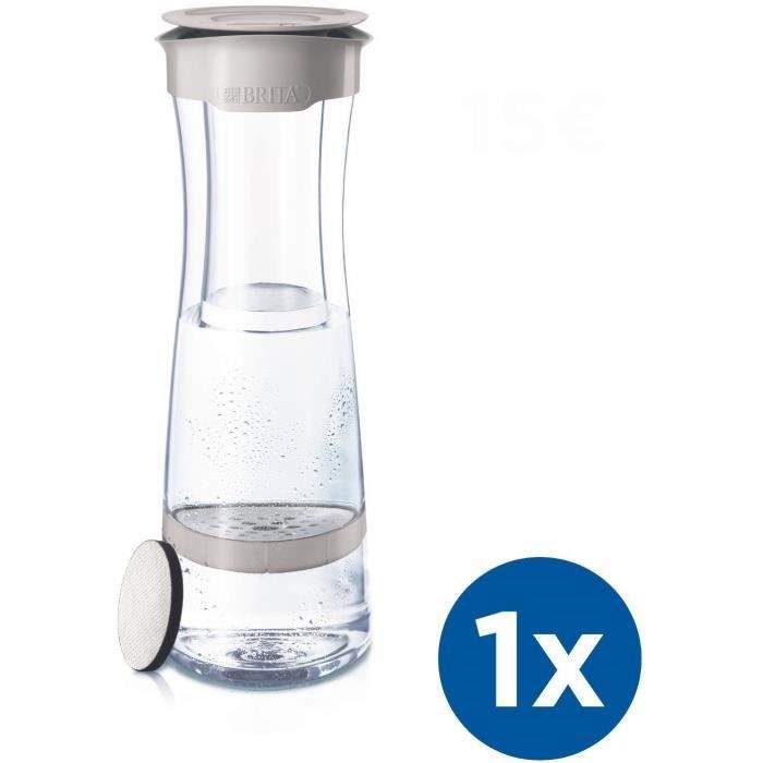 Bouteille et carafe filtrante Brita Bouteille filtrante gris pastel - 1 filtre MicroDisc inclus