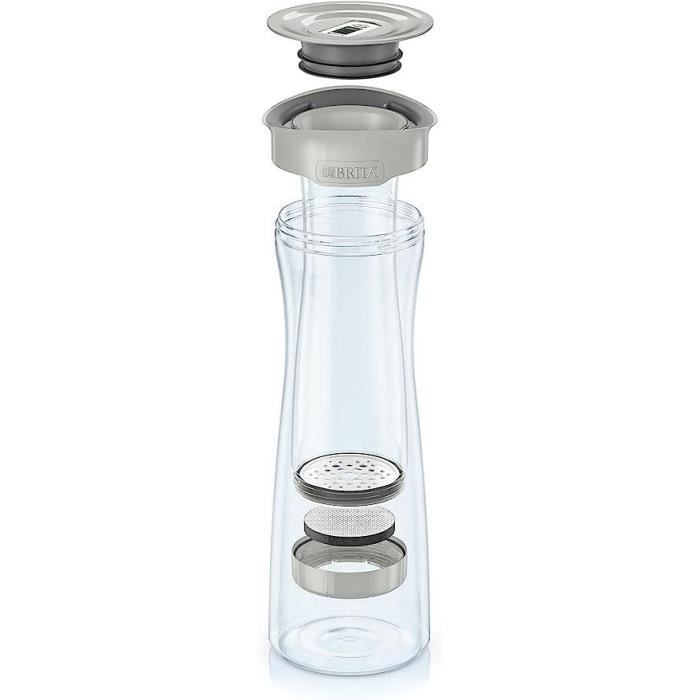 Bouteille et carafe filtrante Brita Bouteille filtrante gris pastel - 1 filtre MicroDisc inclus