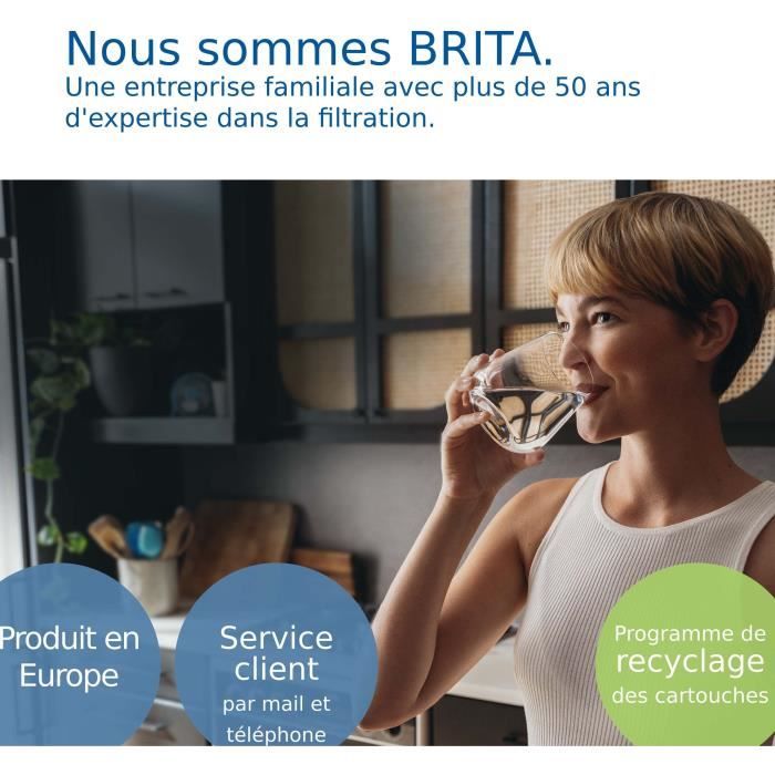 Bouteille et carafe filtrante Brita Carafe filtrante Style grise (2,4L) inclus 1 cartouche filtrante MAXTRA PRO All-in-1