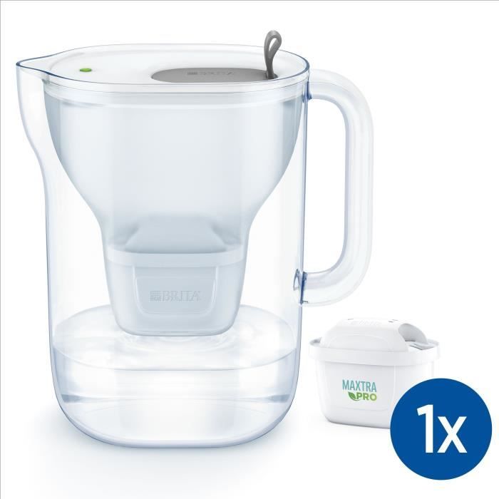 Bouteille et carafe filtrante Brita BRITA Carafe filtrante Style XL grise (3,6L) inclus 1 cartouche filtrante MAXTRA