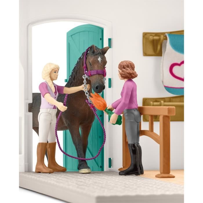 Boutique d’équitation pour chevaux schleich Coffret schleich avec 67 éléments inclus dont 1 cheval schleich