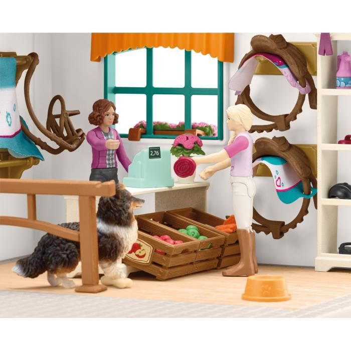 Boutique d’équitation pour chevaux schleich Coffret schleich avec 67 éléments inclus dont 1 cheval schleich