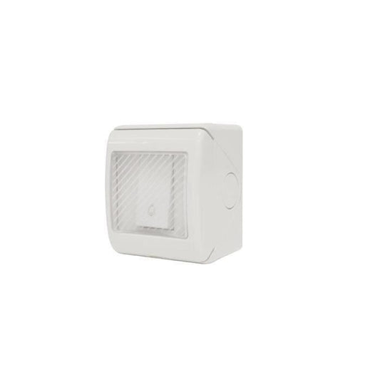 Bouton poussoir SCS SENTINEL 230V - Pouvoir de coupure 16A - IP55 - Blanc