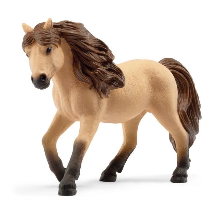 Box avec Poney Icelandais - Extension Ferme Educative Coffret schleich avec 1 box et 1 figurine poney pour enfants