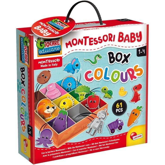 Box Colours - jeux d’apprentissage - basé sur la méthode Montessori - LISCIANI