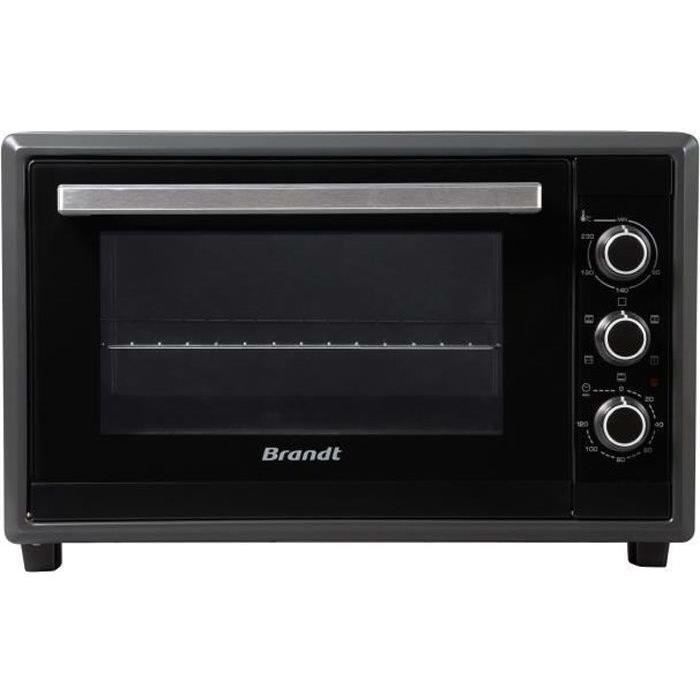 BRANDT Four multifonction 35L 1500 Watts tournebroche FC350MUB noir