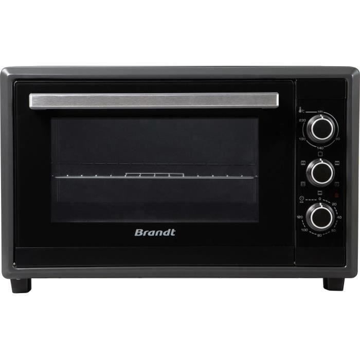 BRANDT Four multifonction 55L 2200 Watts tournebroche FC55MUBSL noir