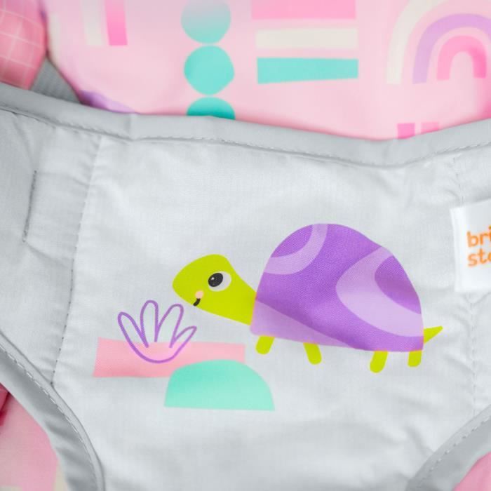 BRIGHT STARTS Transat pink paradise vibrations apaisantes jouets interactifs des la naissance