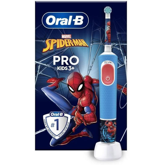 Brosse a dents électrique Oral-B Pro Kids 1 Manche Marvel Spider-Man 1 Brossette 3 Ans