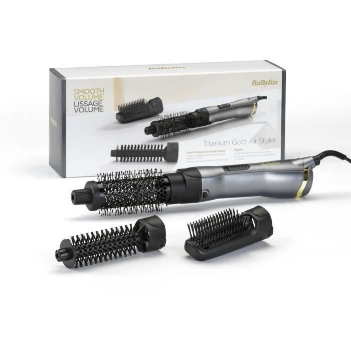 Brosse soufflante Titanium Gold - BABYLISS - AS85TE - pour une mise en forme et un lissage naturel