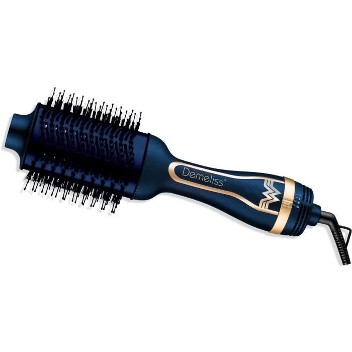 Brosse soufflante volumisante SAINT ALGUE-DEMELISS - Wonder Woman - 1200w - 3 réglages de température - revetement