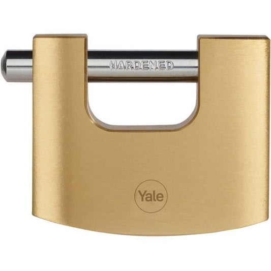 Cadenas de sécurité en laiton YALE Y114B/70/113/1 - anse acier cémenté - 3 clés