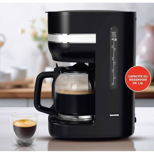 Cafetiere Filtre - Arthur Martin - AMPCM50 Capacité: 1.5L Jusqu’a 12 tasses - 900W