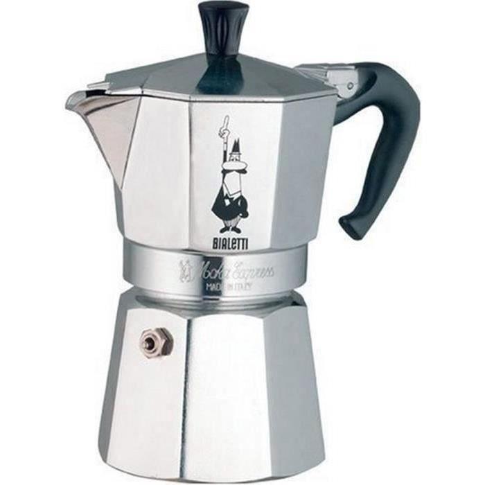 Cafetiere Italienne BIALETTI  - Moka Express - Aluminium - 4 Tasses - Paloma Tech