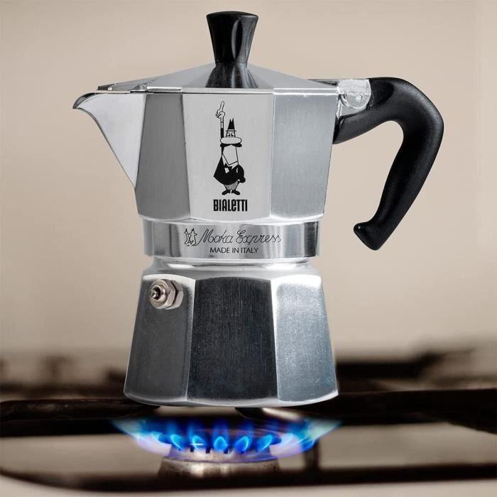 Cafetiere Italienne BIALETTI  - Moka Express - Aluminium - 4 Tasses - Paloma Tech