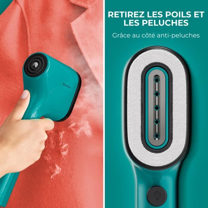 CALOR PURE POP Défroisseur vapeur 1300 W 70 ml Débit 20 g/min Pret en 15 sec Autonomie 4 min Défroisse et purifie