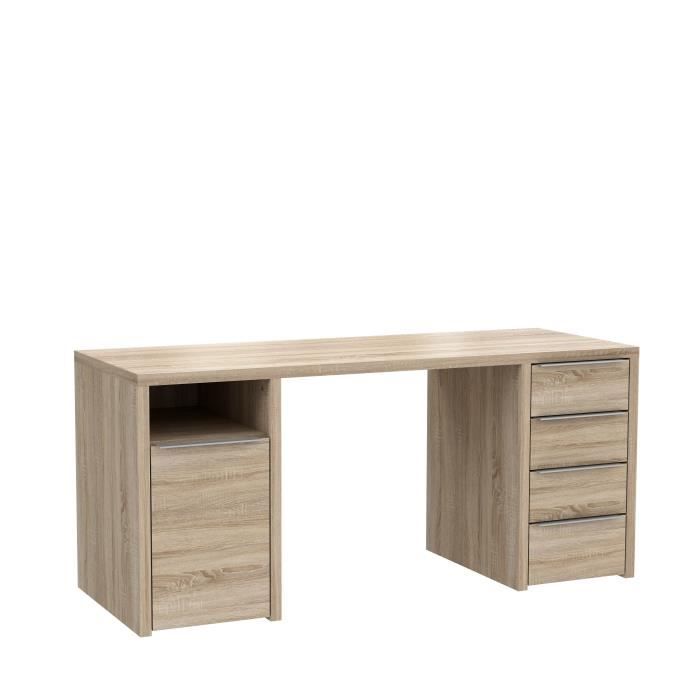 CALPE Bureau chene sonoma - L 160 cm