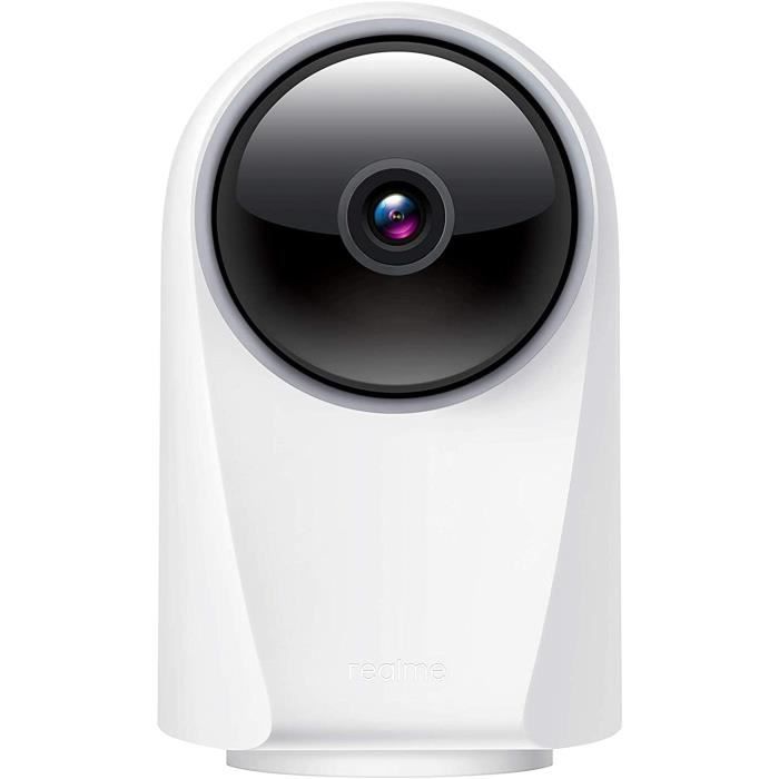 Caméra de surveillance REAL ME SMART - Vision a 360° - Infrarouge - Détection de mouvement - Blanc