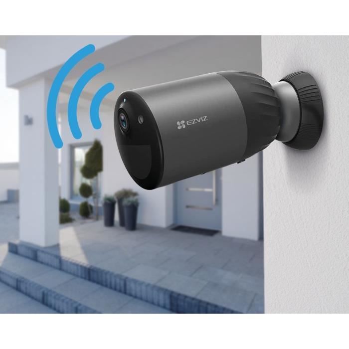 Caméra de sécurité sans fil EZVIZ BC1C 4MP montée sur mur pour surveillance efficace