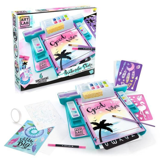 Canal Toys Studio d’Aquarelle - Art Lab ART 011 - Coffret complet pour apprendre la peinture aquarelle