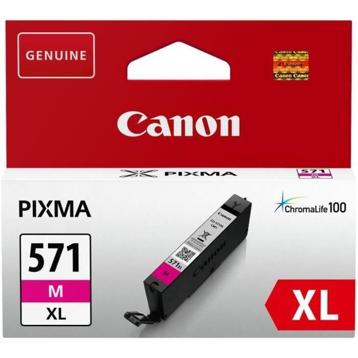 CANON Cartouche d'encre CLI-571M XL grande capacité Magenta (CLI571XL) - Paloma Tech