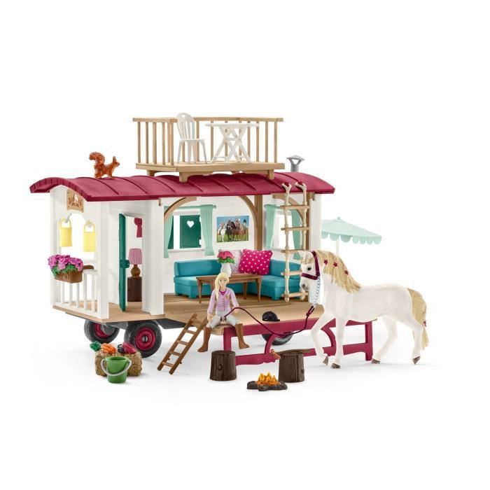 Caravane rencontres secretes coffret schleich avec 1 cheval schleich inclus coffret figurines pour enfants de 5 ans