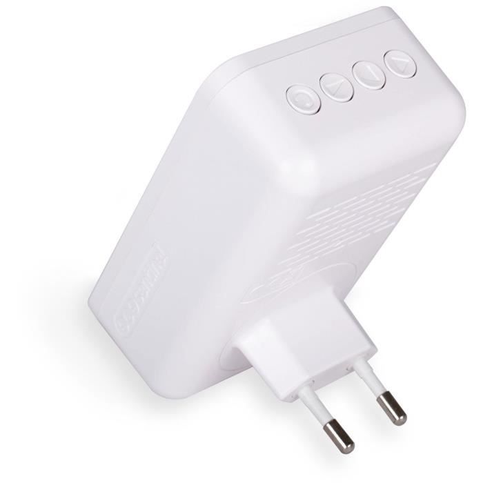 Adaptateur électrique blanc avec ports USB pour SCS SENTINEL et Proenza Schouler