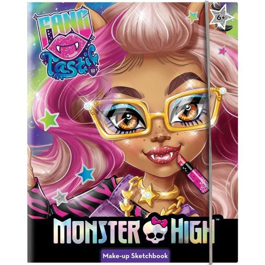 Carnet de croquis Monster High avec trousse de maquillage - LISCIANI - Apprenez l’art du maquillage