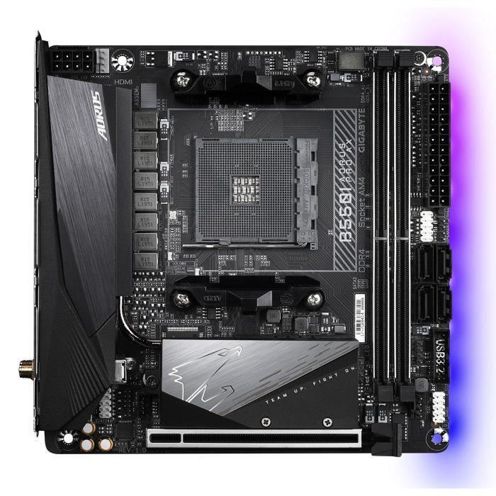 Carte mere Gigabyte B550I AORUS PRO AX - Paloma Tech