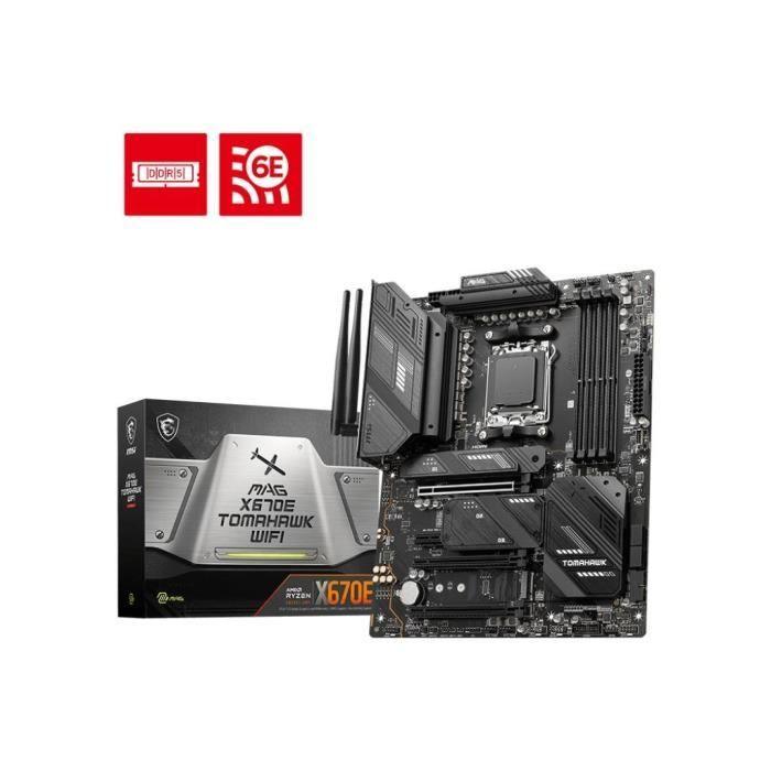 Carte Mere - MSI - MAG X670E TOMAHAWK WIFI - AMD Socket AM5 - DDR5 - Wi-Fi 6E - Paloma Tech