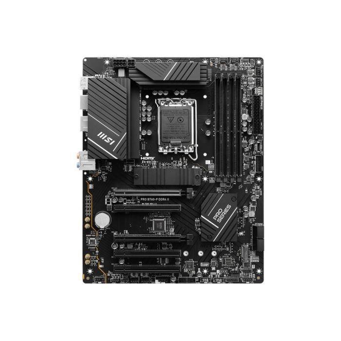 Carte Mere - MSI - PRO B760-P DDR4 II - Socket LGA1700 - Gigabit Ethernet - PCIe 4.0 x16 - Intel B760 - Paloma Tech