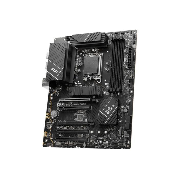 Carte Mere - MSI - PRO B760-P DDR4 II - Socket LGA1700 - Gigabit Ethernet - PCIe 4.0 x16 - Intel B760 - Paloma Tech