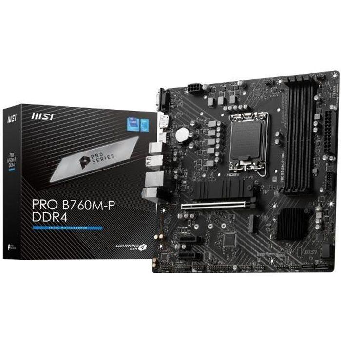 Carte mere - MSI - PRO B760M-P DDR4 - Paloma Tech