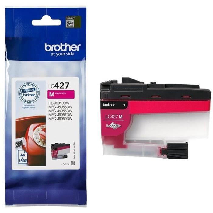 Cartouche d'encre LC427M - BROTHER - Magenta - 1500 pages - Pour Brother MFC-J6955DW, MFC-J6957DW, MFC-J5955DW et HL-J6010DW - Paloma Tech