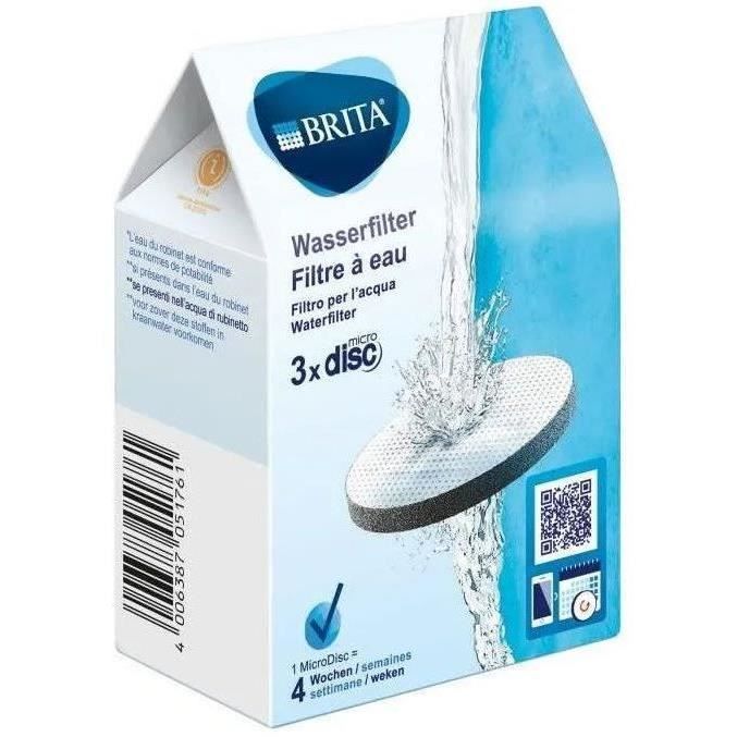 Cartouche filtre a eau Brita Pack de 3 filtres MicroDisc