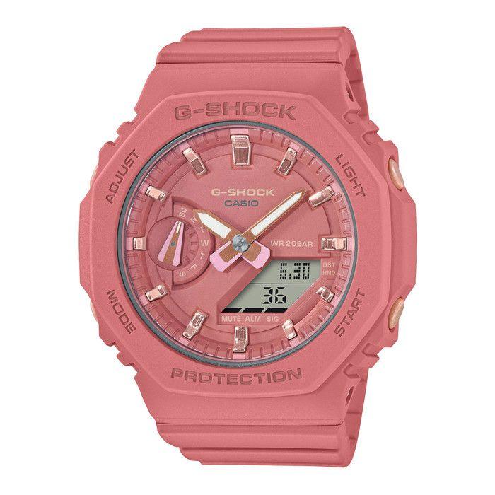 CASIO GMA-S2100-4A2ER Montre Femmes - Quartz - Analogique - Digital - Bracelet plastique - Rose - Paloma Tech