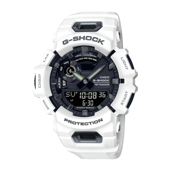 CASIO Montre G-SHOCK - Résistante aux chocs - Multifonctions - Blanc - Paloma Tech