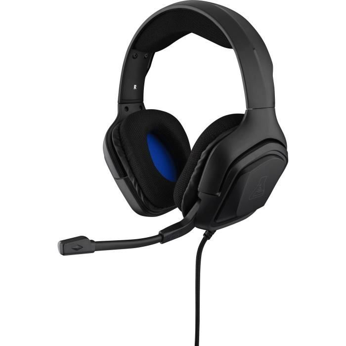 Casque Gamer Filaire - The G-Lab - KORP COBALT - Microphone - PC/PS4/Xbox One - Noir