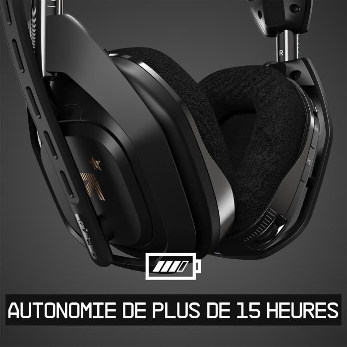 Casque Gamer - Sans fil - Logitech G - A50 - Xbox PC - Noir