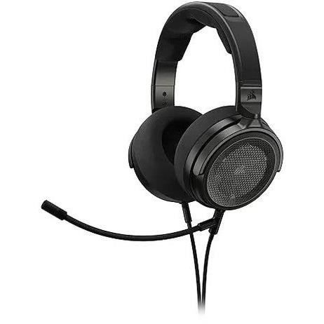 Casque gaming et streaming filaire ouvert - CORSAIR VIRTUOSO PRO - Graphene - Noir - Serre-tete