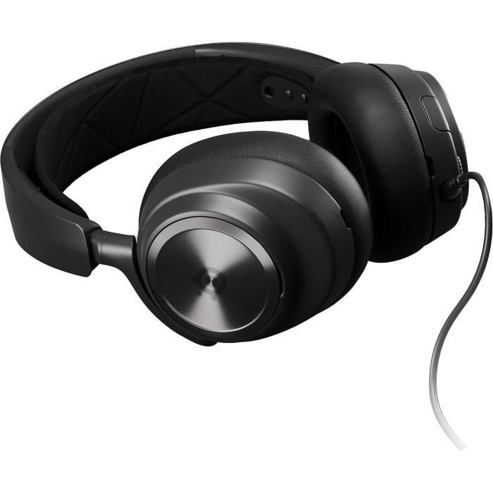 Casque Gaming haute fidélité filaire avec connexion multi-systeme - STEELSERIES - ARCTIS NOVA PRO X - Noir