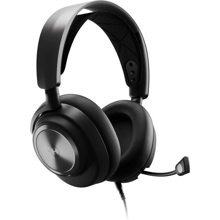 Casque Gaming haute fidélité filaire avec connexion multi-systeme - STEELSERIES - ARCTIS NOVA PRO X - Noir