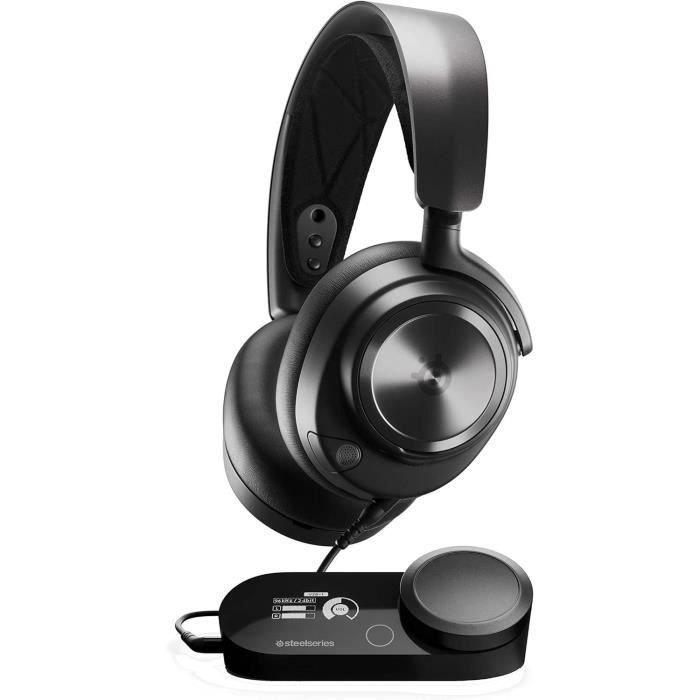 Casque Gaming haute fidélité filaire avec connexion multi-systeme - STEELSERIES - ARCTIS NOVA PRO X - Noir