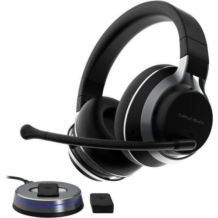 Casque gaming sans-fil a réduction de bruit active Turtle Beach Stealth Pro PS Noir