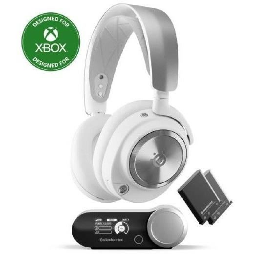 Casque Gaming Sans fil - STEELSERIES - Arctis Nova Pro X - Blanc