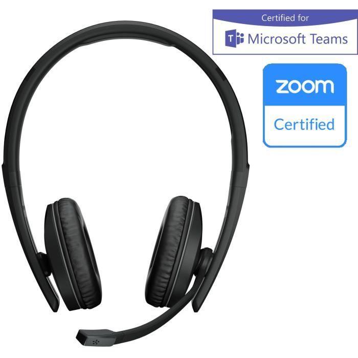 Casque-Micro - EPOS - C20 - Sans Fil - Multiplateforme - Noir - Paloma Tech