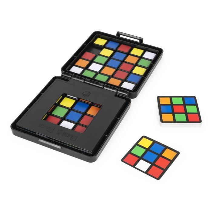 Casse Tete Coloré Rubik’s Race - Rubik’s Race Version Voyage - Classique 3x3 - 2 Joueurs - 7 ans