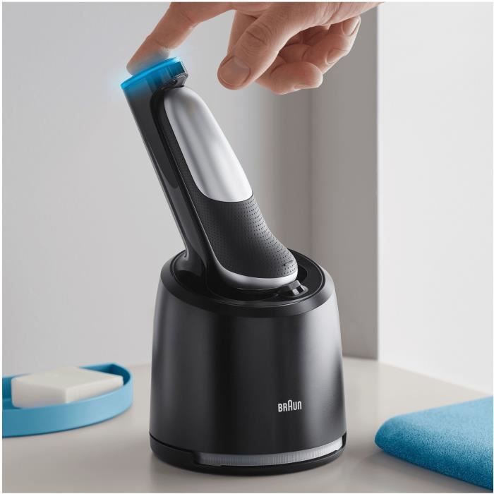 Centre de nettoyage SmartCare 4 en 1 pour rasoir électrique Braun Series 5, 6 et 7 - Paloma Tech